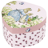 Image de Boîte à bijoux musicale coeur Pierre Lapin