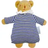 Image de Doudou avec hochet Ours Marinière