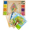 Image de Jeu de création et d'adresse avec billes en bois
