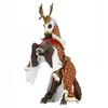 Image de Figurine Cheval du Maître des armes cimier cerf rouge Papo-39912