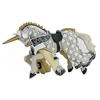 Image de Figurine Cheval de Maître des armes cimier licorne argentée Papo-39916