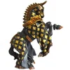 Image de Figurine Cheval du Maître des armes cimier taureau noir Papo-39918