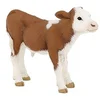 Image de Figurine vache Simmental : Veau Papo-51134