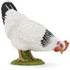 Image de Figurine poule picorant blanche Papo-51160