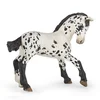 Image de Figurine Cheval appaloosa noir : Poulain Papo-51540