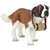 Image de Figurine Chien : Saint-Bernard au tonneau Papo-54009