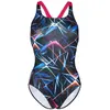 Image de Maillot de bain 1 pièce femme Arena Pro Allover 005782-550 Bleu 44