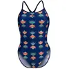 Image de Maillot de bain 1 pièce femme Arena Vibes Boos 006638-750 Bleu 42