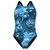 Image de Maillot de bain 1 pièce femme Arena Flowers 009027-850 Bleu 40