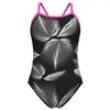 Image de Maillot de bain 1 pièce femme Arena Frozen Leave Ligh 009061-559 Noir 38