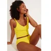 Image de Bas de maillot de bain femme Banana Moon Bia Scrunchy Jaune XL BIA SCRUNCHY-JAA22