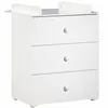Image de Commode à langer New Basic Boutons boule blancs