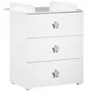 Image de Commode à langer New Basic Boutons étoile gris