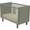 Image de Lit bébé Eleonore kaki (60 x 120 cm)