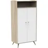 Image de Armoire 2 portes Acces bois blanc
