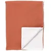 Image de Couverture polaire et gaze de coton Terracotta (75 x 100 cm)