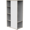 Image de Armoire ouverte First Blanche et bois