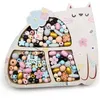 Image de Coffret perles bois chat