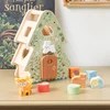 Image de Boîte à formes forêt en bois