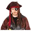 Image de Chapeau adulte de pirate avec dreadlocks FETE-10211