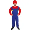 Image de Déguisement adulte de plombier rouge taille L/XL FETE-10441