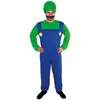 Image de Déguisement adulte de plombier vert taille S/M FETE-10442