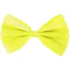 Image de Noeud papillon tissu, jaune fluo FETE-11896