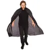 Image de Cape tissu polyester avec col noire 130 cm, adulte FETE-16201