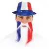 Image de Moustache et barbe - bleu, blanc, rouge RDLF-18181