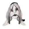 Image de Masque adulte poupée horreur avec cheveux FETE-19473