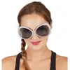 Image de Grandes lunettes Mouche, Argent FETE-20033