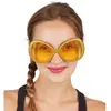 Image de Grandes lunettes Mouche, Or FETE-20034