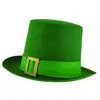 Image de Chapeau feutre RIGIDE Haut de Forme St Patrick adulte, Vert FETE-20042