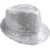 Image de Chapeau borsalino sequins Argent FETE-20191