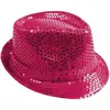 Image de Chapeau borsalino sequins Rose FETE-20192