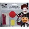 Image de Kit maquillage clown terrifiant FETE-20600