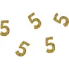 Image de Lot de 50 confettis pailletés Chiffre 5 Or FETE-21036