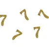 Image de Lot de 50 confettis pailletés Chiffre 7 Or FETE-21040