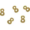 Image de Lot de 50 confettis pailletés Chiffre 8 Or FETE-21042