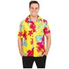 Image de Chemise hawaïenne fleurs, taille adulte L/XL FETE-21105