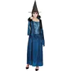 Image de Déguisement adulte sorcière bleue femme, taille L/XL FETE-22120