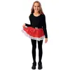 Image de Tutu de Noël sequins rouge enfant FETE-22367