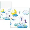 Image de Lot de 20 serviettes anniversaire Licornes FETE-22513