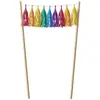 Image de Décoration de déco gâteau pompons Multicolore FETE-22641