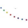 Image de Guirlande mini étoiles pailletées Multicolore FETE-22642