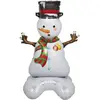 Image de Ballon alu Bonhomme de neige 120 cm à poser FETE-22811