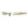 Image de Guirlande Merry Christmas, Or de 2 mètres FETE-22842