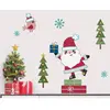 Image de Stickers de Noël colorés Bonhomme de neige ou Père Noël FETE-22883