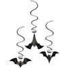 Image de Lot de 3 Spirales Halloween à suspendre - chauve-souris 22935PC