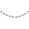 Image de Guirlande disques métallisés France bleu, blanc, rouge 5m FETE-23308